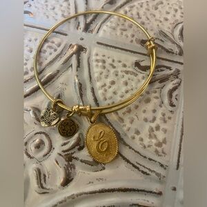 Angelica “E” initial bracelet